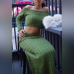 Crochet Set Skirt & Top